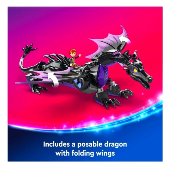 LEGO Disney #43240 Princess Maleficent's Dragon Form (Aurora) - **NIB** - Picture 4 of 7